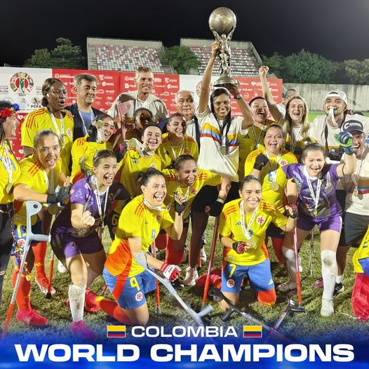 Colombia Women's Amputee Football world cup winners