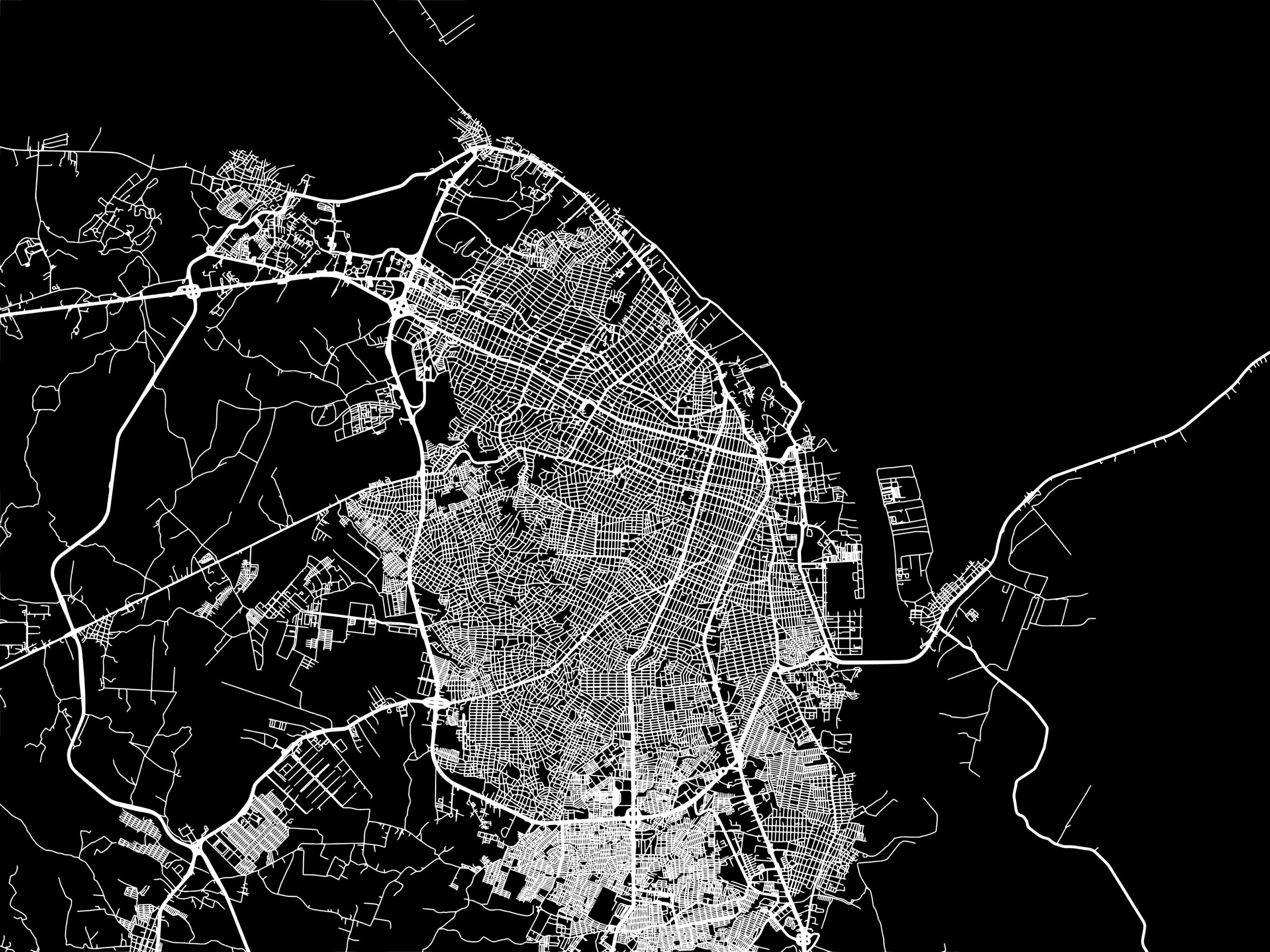 barranquilla vector black and white