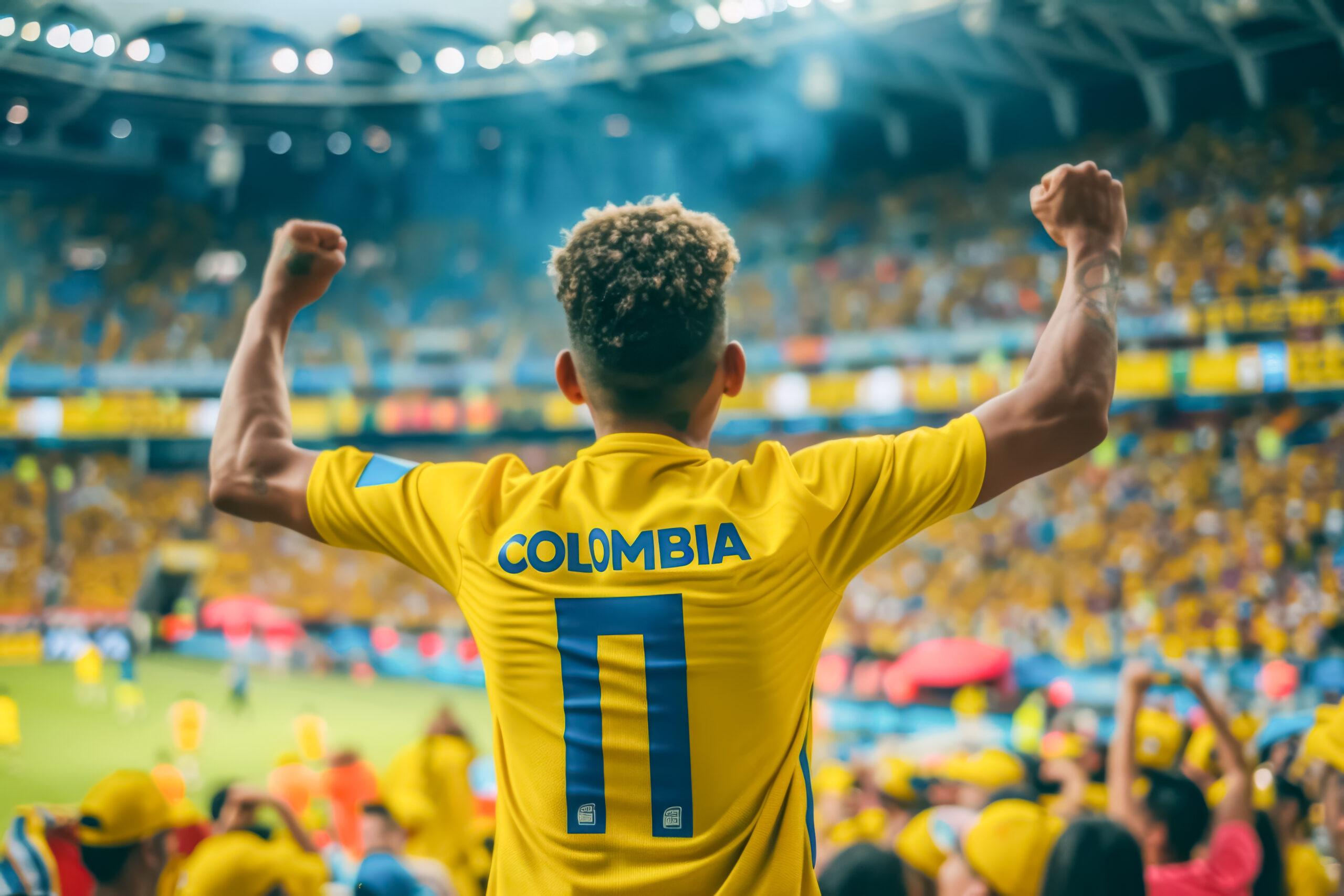seleccion colombia stadium AI image